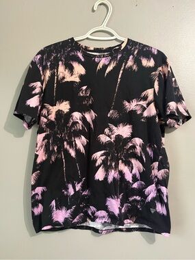 men’s Guess palm tree tshirt